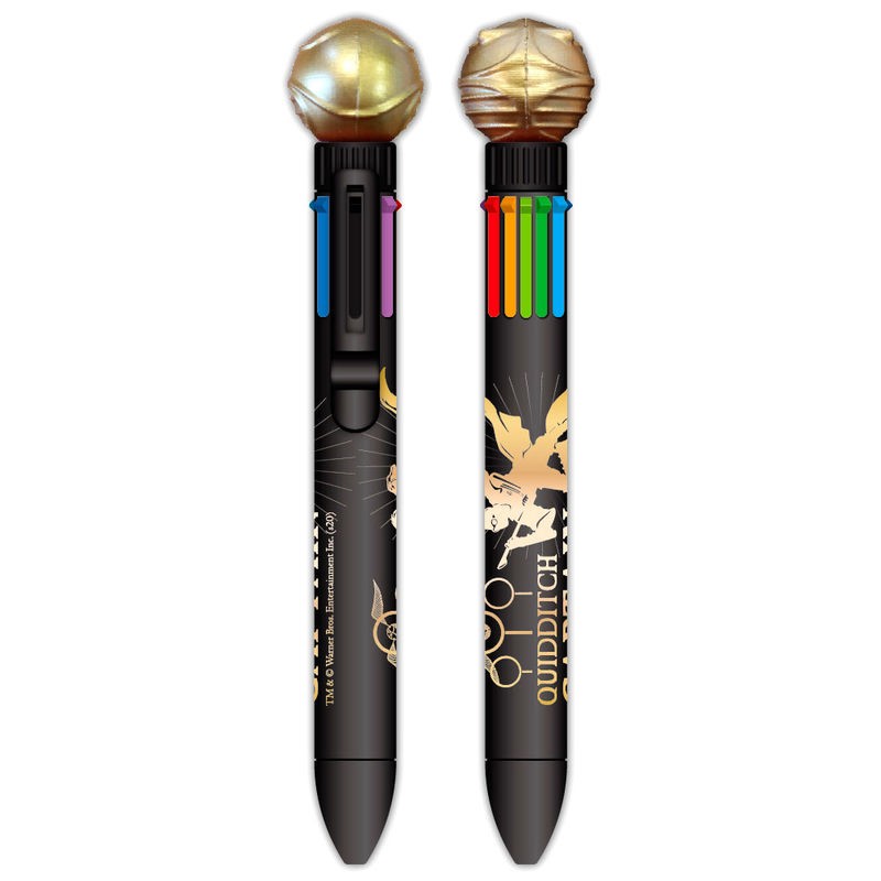 Harry Potter Snitch 8 multi Colour Pen - Penna Multicolore