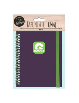 Baggy Purple Notebook